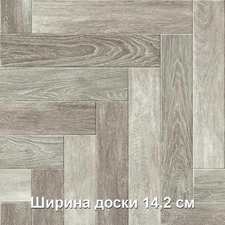 Линолеум Ideal Ultra Empire 3_696M (серый, дерево классическое, под .